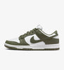 Nike SB low dunk olive green shoes