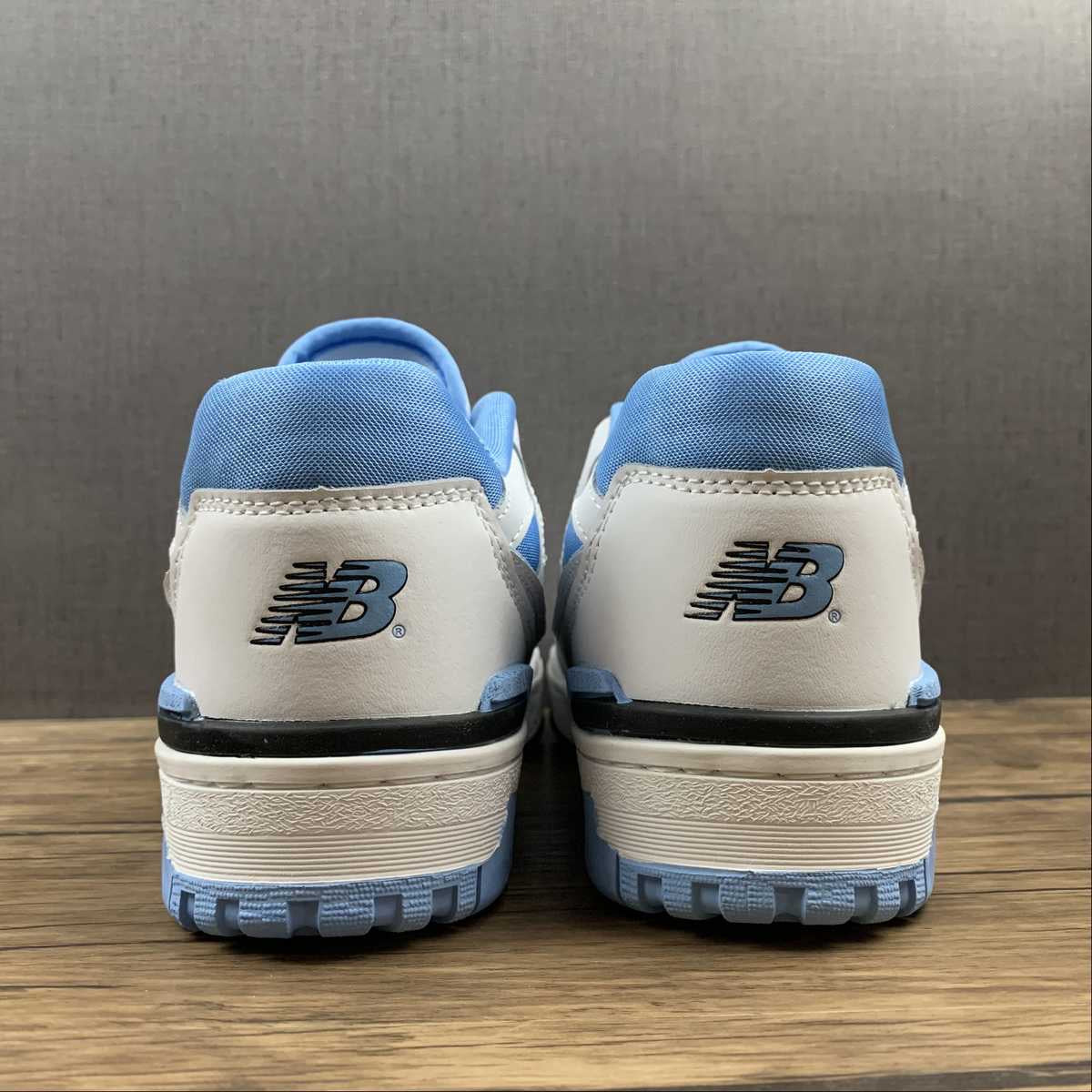 NB 550 blue shoes