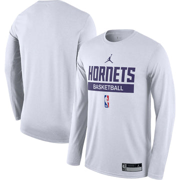 Chemise longue blanche Charlotte Hornets