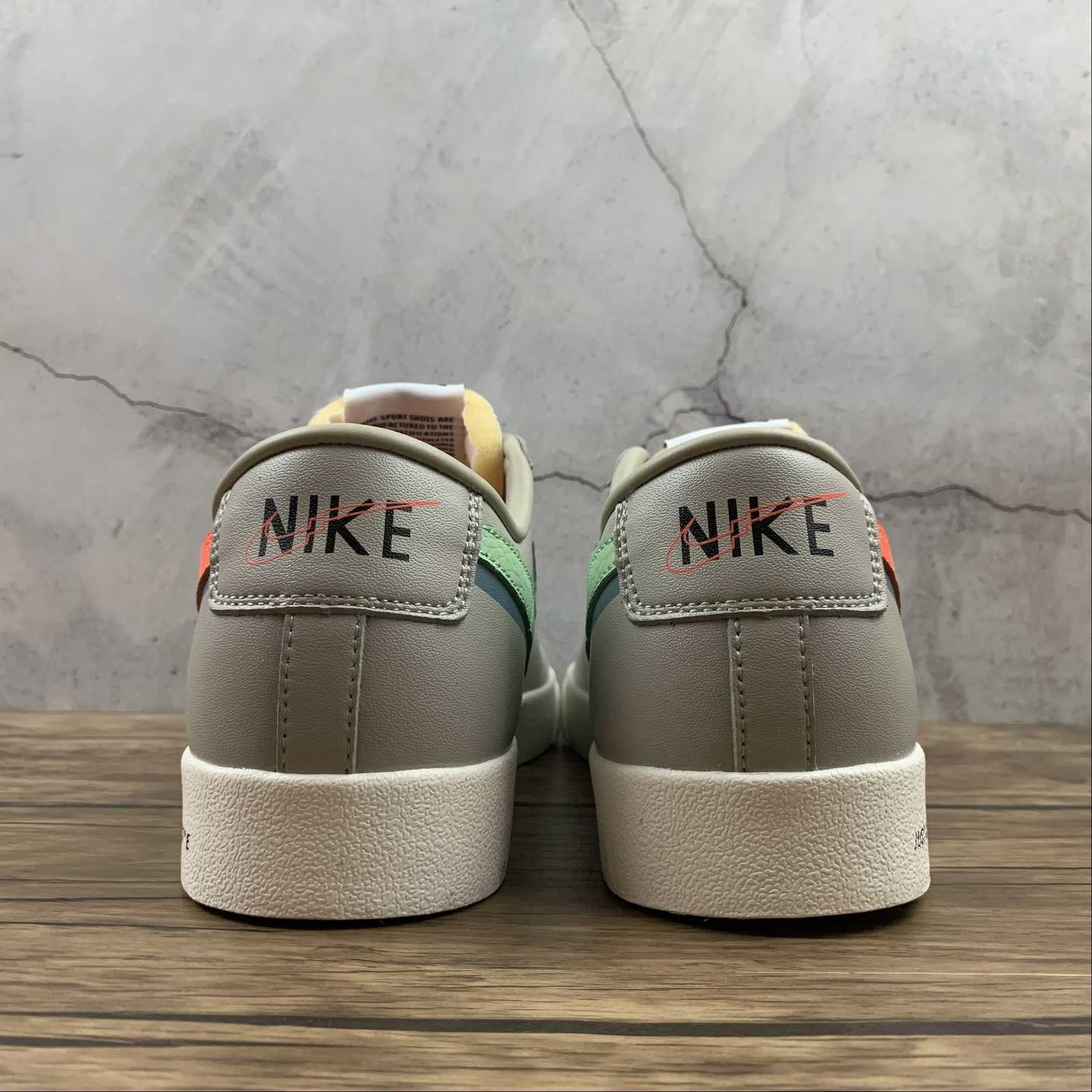Nike blazer low grey/orange