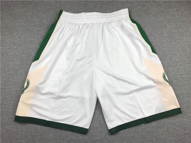 Short Milwaukee blanc-vert-beige