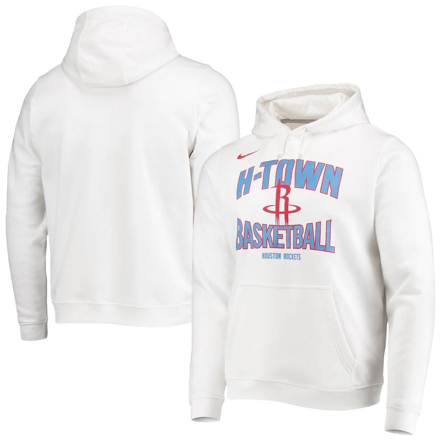 Houston rockets x nike white hoodie