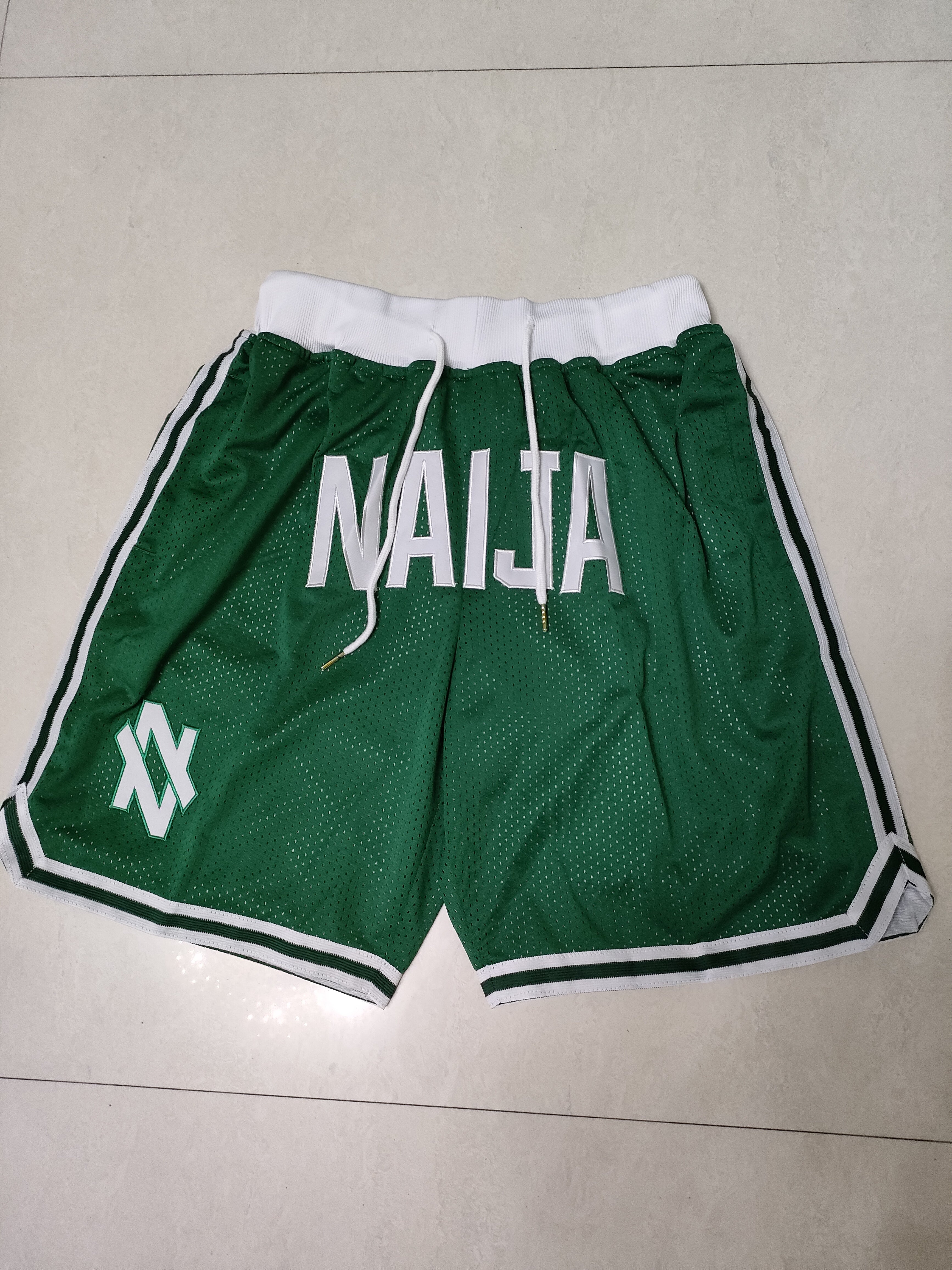 Naija green shorts