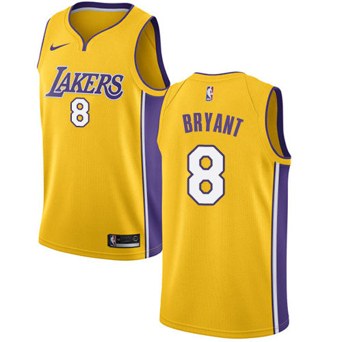 Maillot Lakers jaune/violet 8 bryant