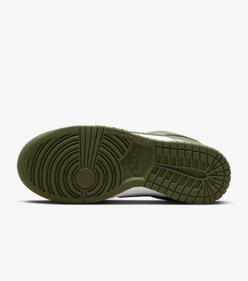 Nike SB low dunk olive green shoes