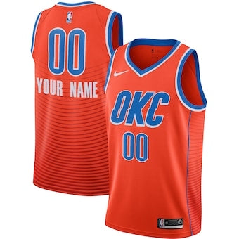 Oklahoma City thunder orange jersey