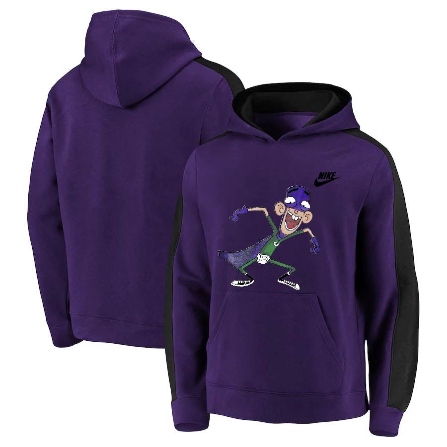Nike black-purple hoodie