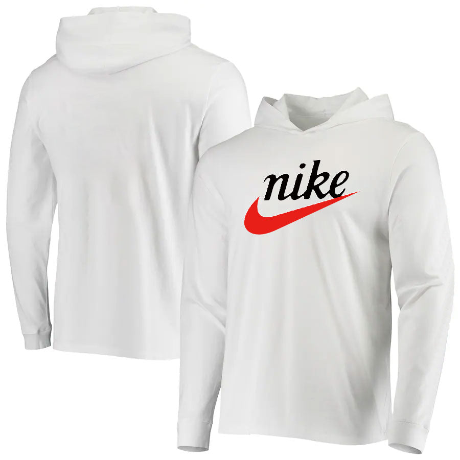 Sweat à capuche Nike 20 blanc/rouge/noir