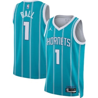 Charlotte hornets light blue jersey