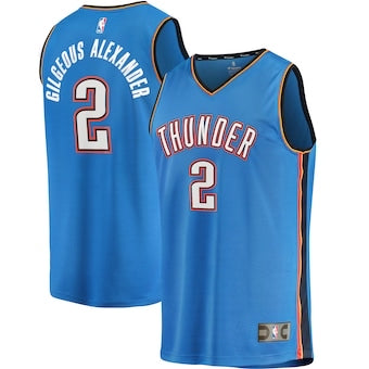 Maillot bleu tonnerre d'Oklahoma City