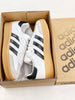 Adidas samba xl black and white shoes