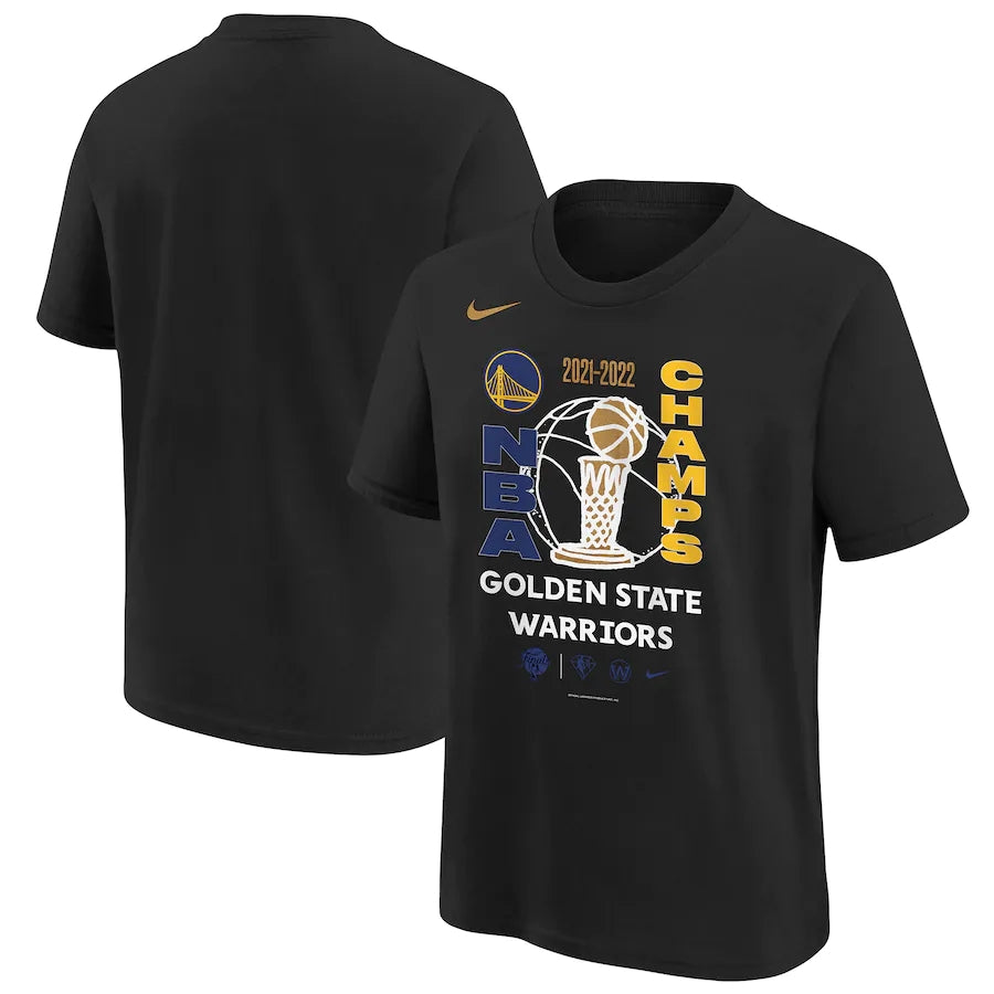 Golden State Warriors Nike T-shirt de vestiaire des champions de la finale de la NBA 2022 pour homme
