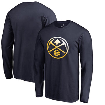 Chemise longue bleu marine Denver Nuggets