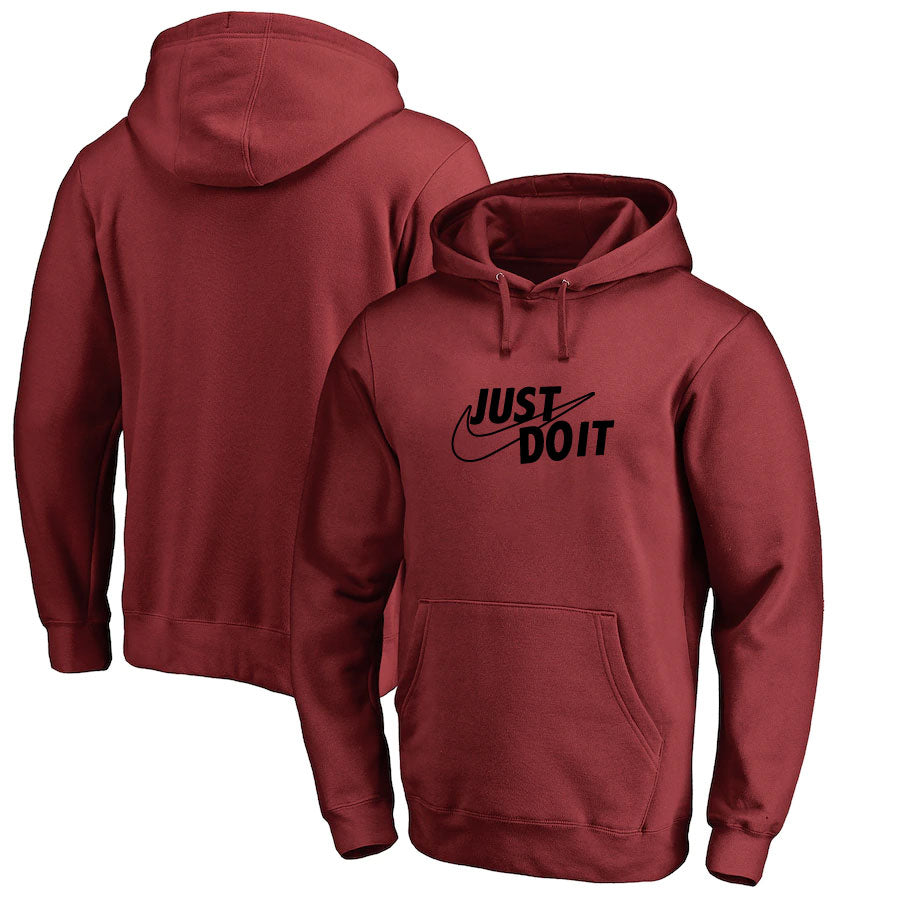 Nike 26 burgandy just do it hoodie