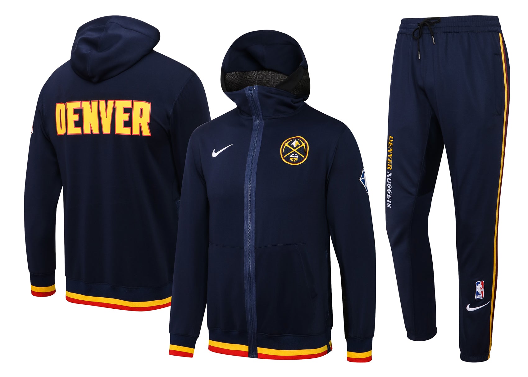 Denver nuggets navy blue suit