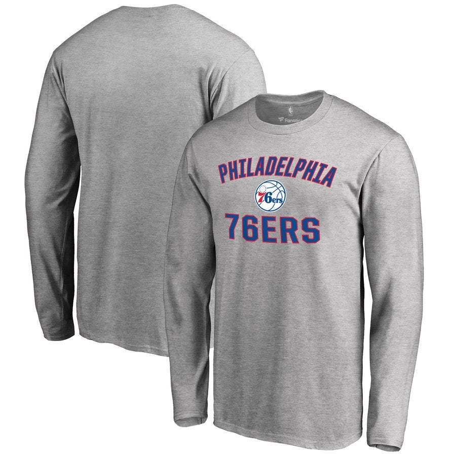 Philadelphia 76ers grey long shirt