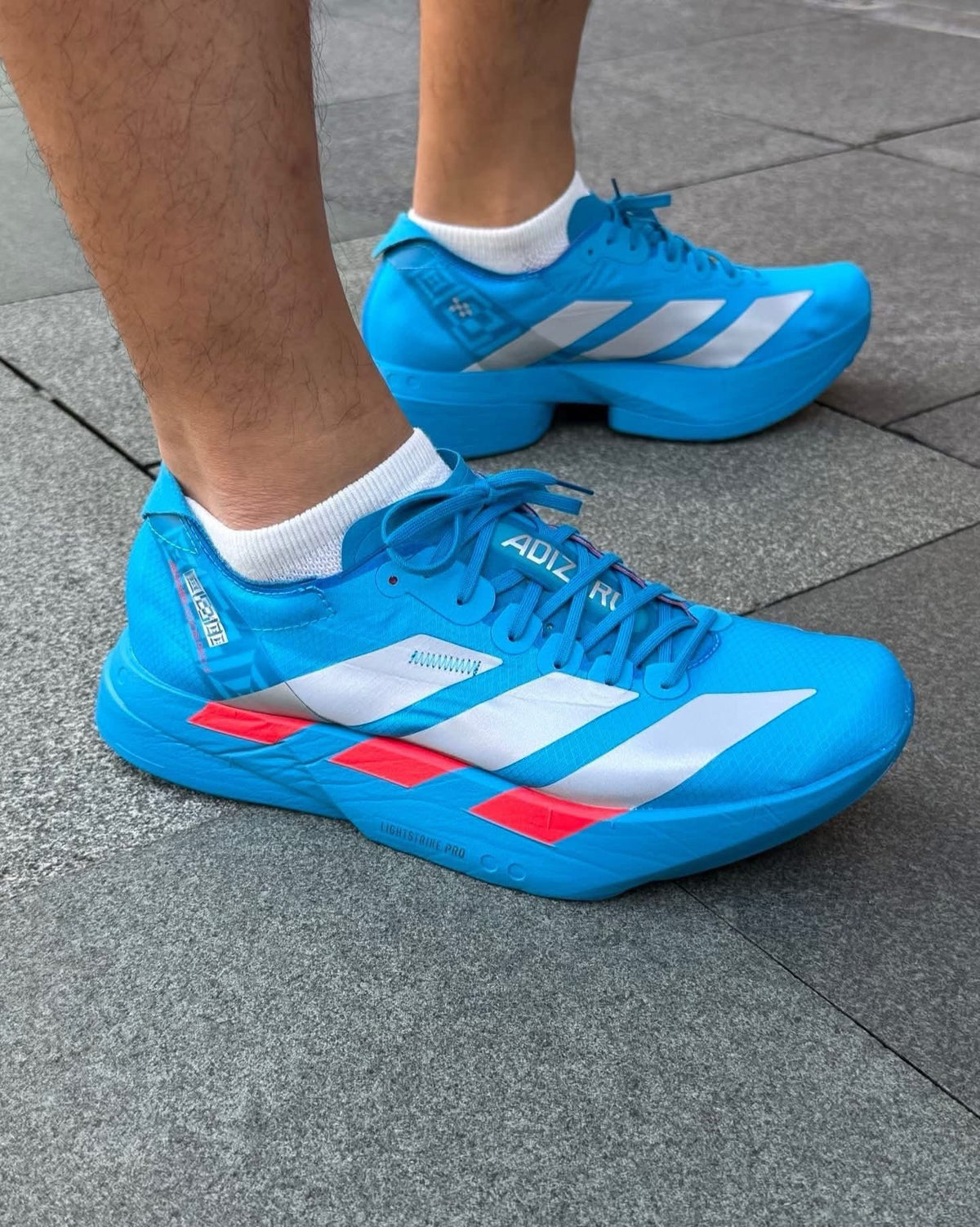 Adidas Adizero Evo SL 'Solar Blue Silver Metallic'