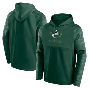 Adidas sweat à capuche vert menthe