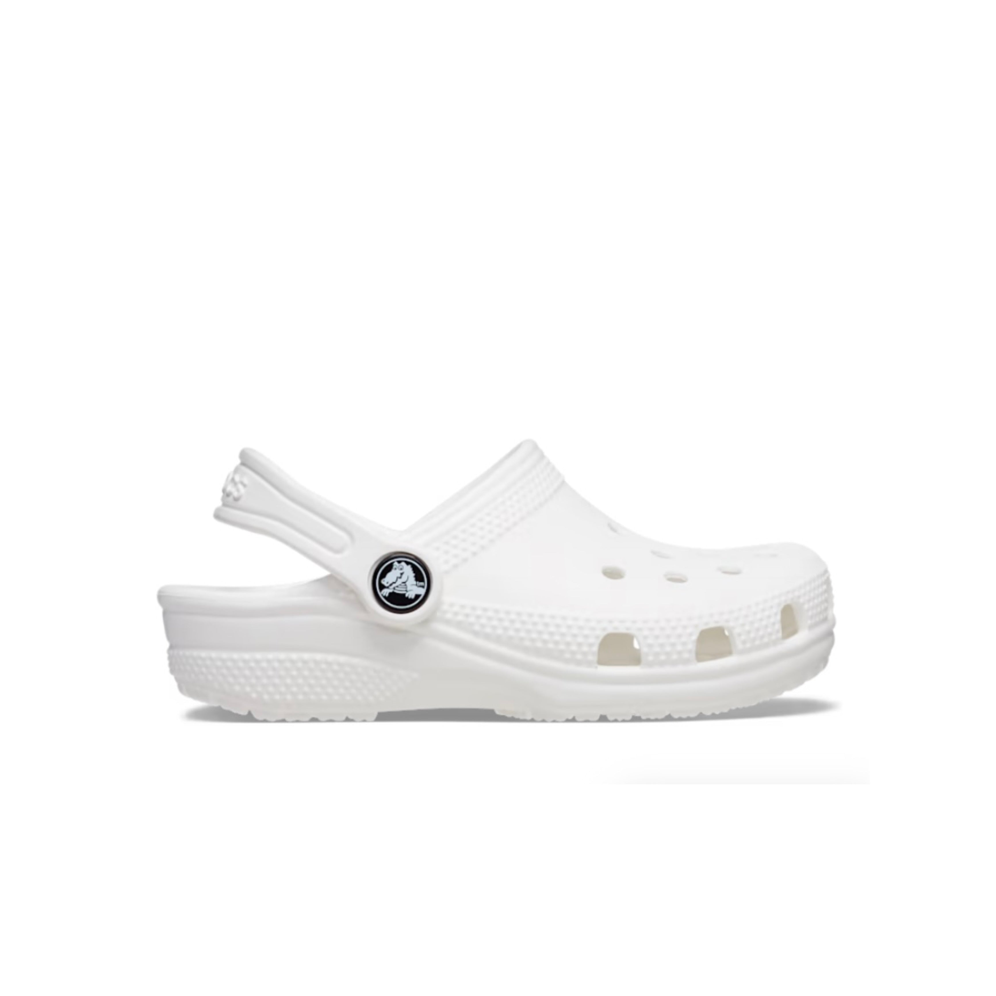 Kids white crocs