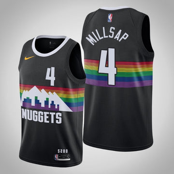 Maillot Denver Nuggets noir 4 Millsap