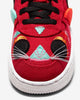 Nike air force embroidered cat red shoes