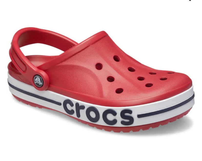 Bayaband red crocs