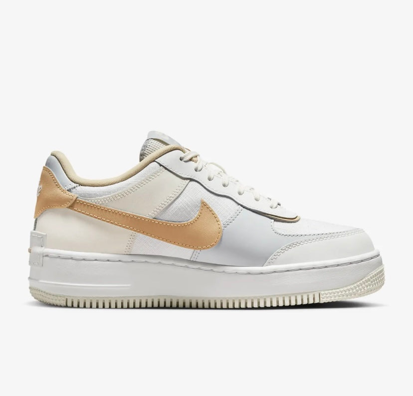 Nike airforce A1 double crème chaussures