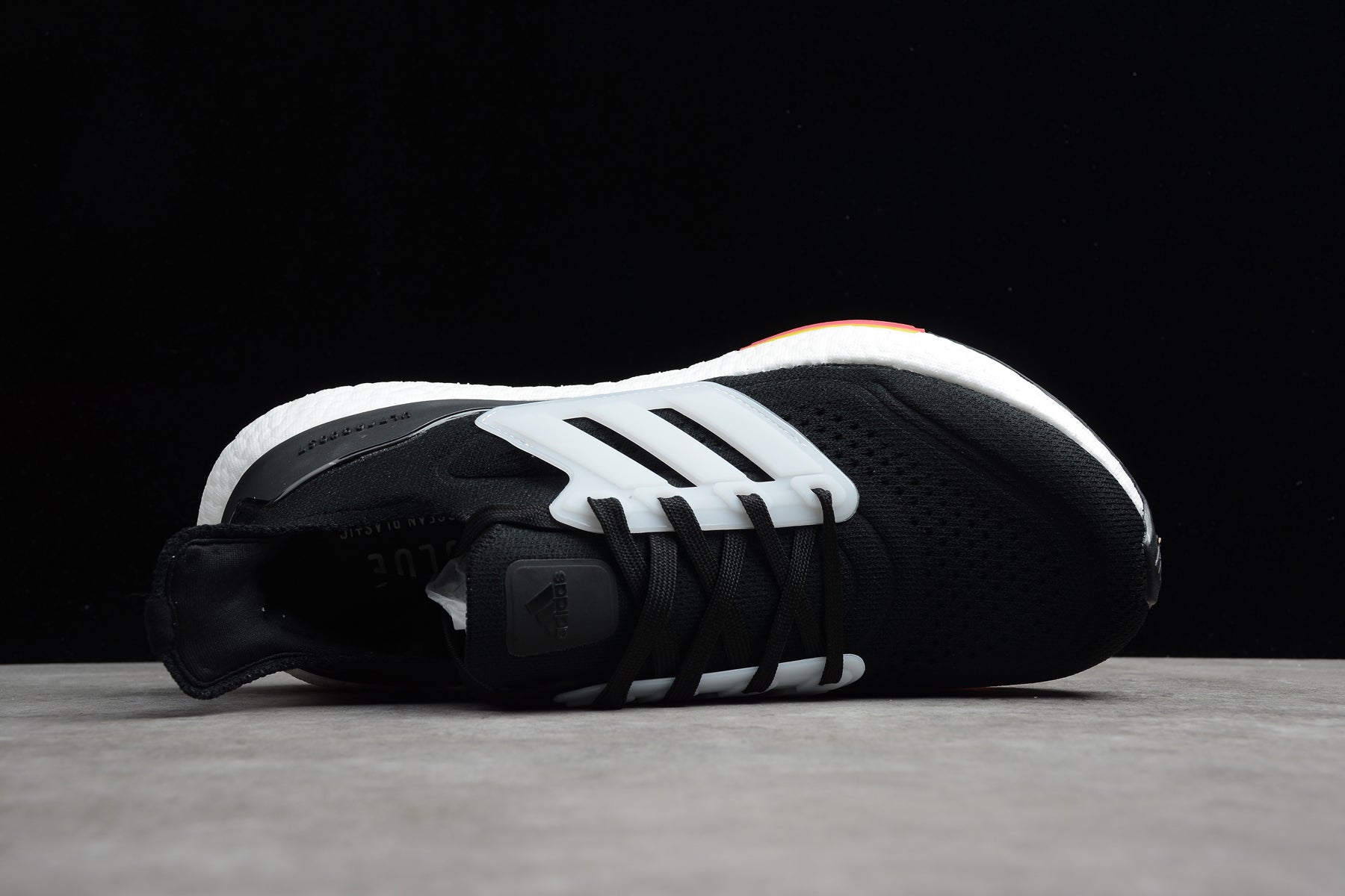 Adidas ultraboost navy black/pink/orange shoes