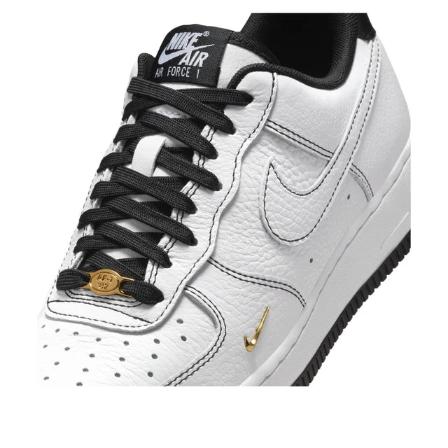 Nike Air Force 1 '07 'White Black Gold'