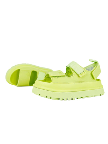Ugg GoldenGlow flatform sandals Green