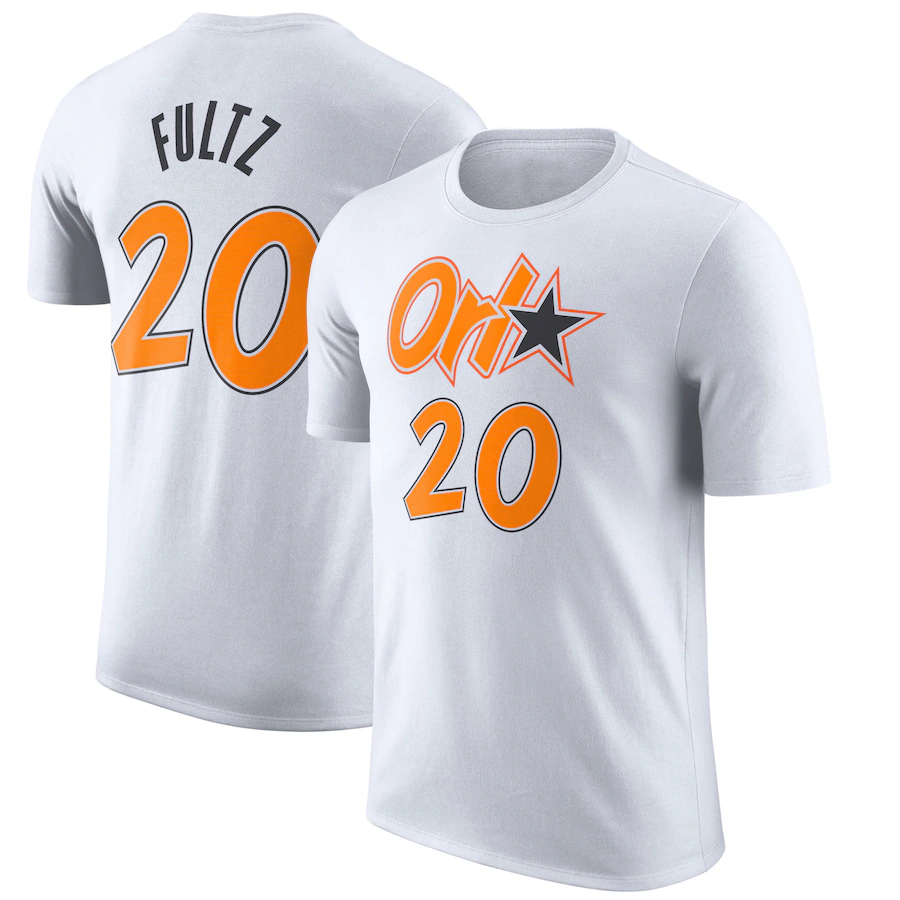 Orlando Magic Nike T-shirt 2020/21 Swingman Custom Jersey White City Edition #20
