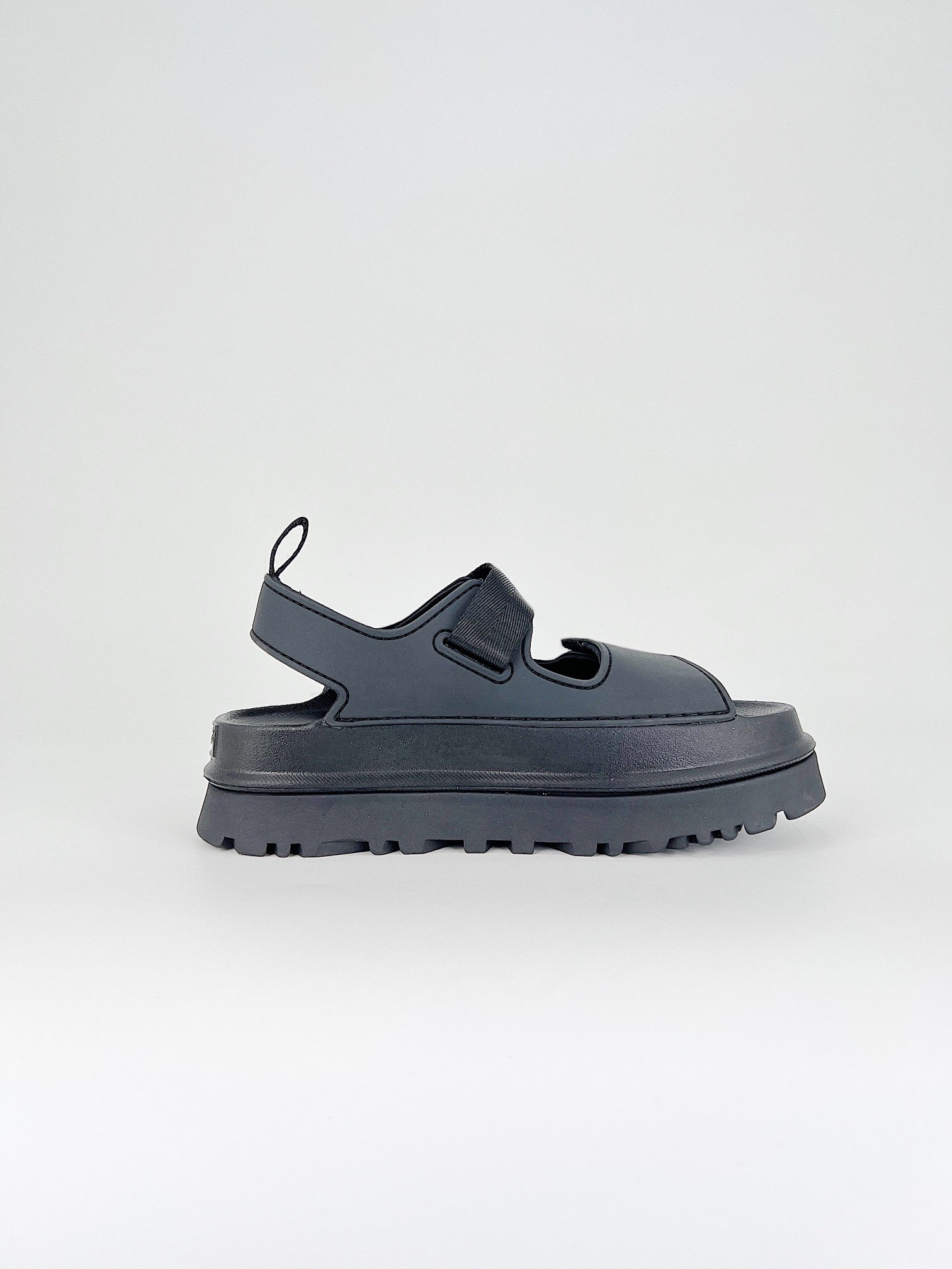 Ugg GoldenGlow flatform sandals Black