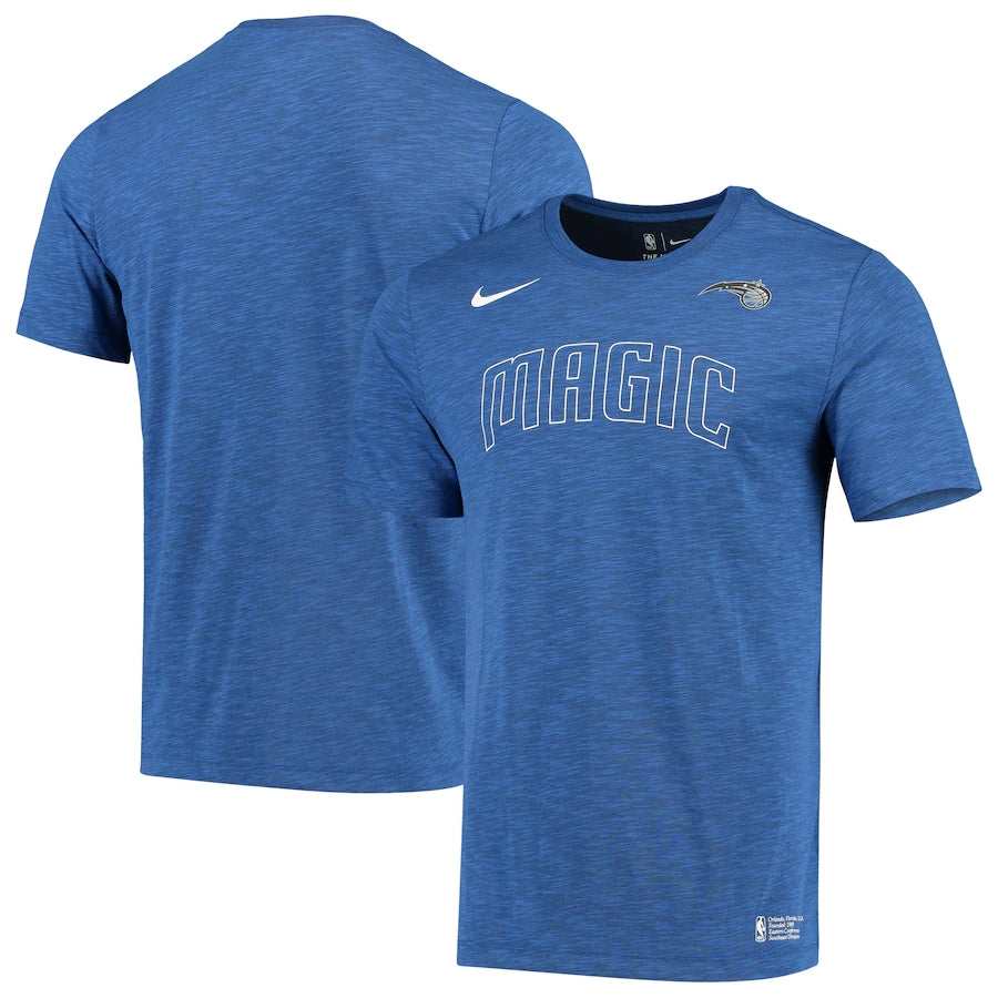 Nike Orlando Magic Heathered Blue Essential Facility Performance T-Shirt