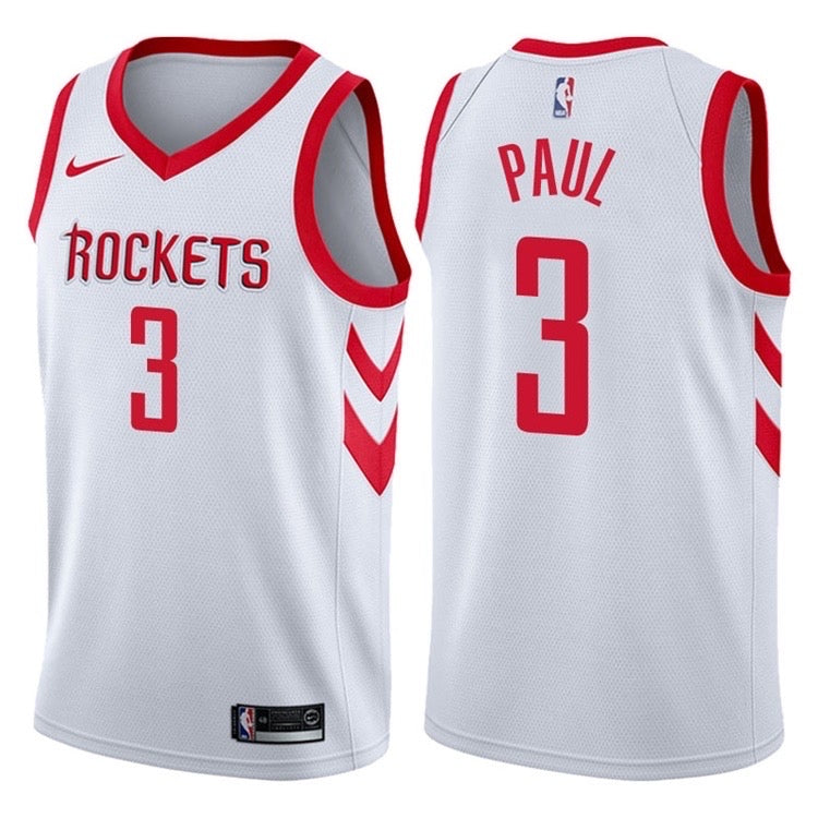 Maillot 3 Paul blanc des Rockets