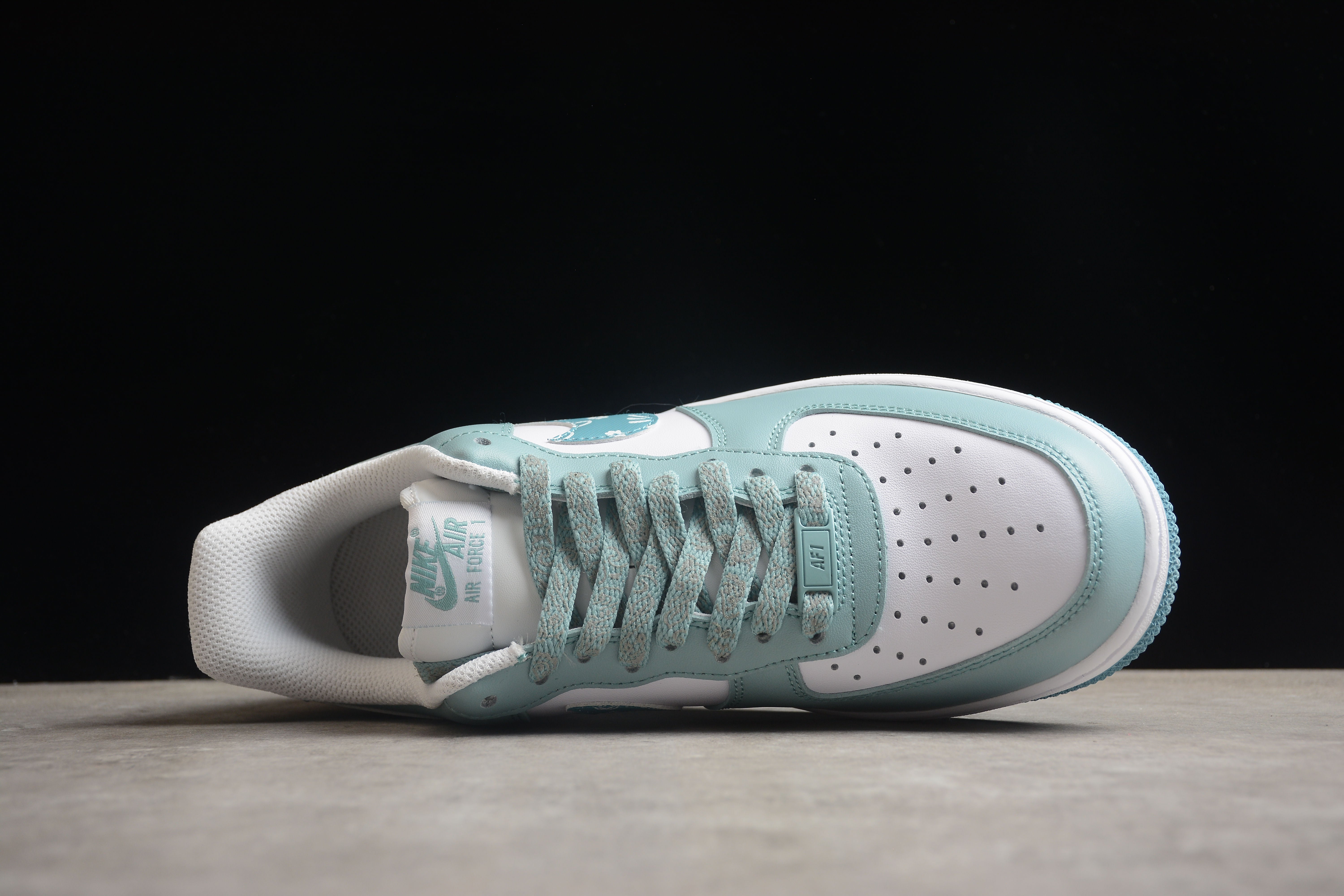 Nike airforce A1 aqua shoes