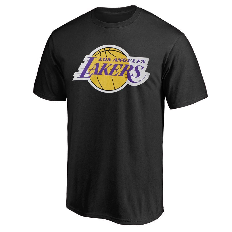 T-shirt avec logo principal des Lakers de Los Angeles, noir