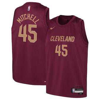 Maillot rouge foncé des cavaliers de Cleveland