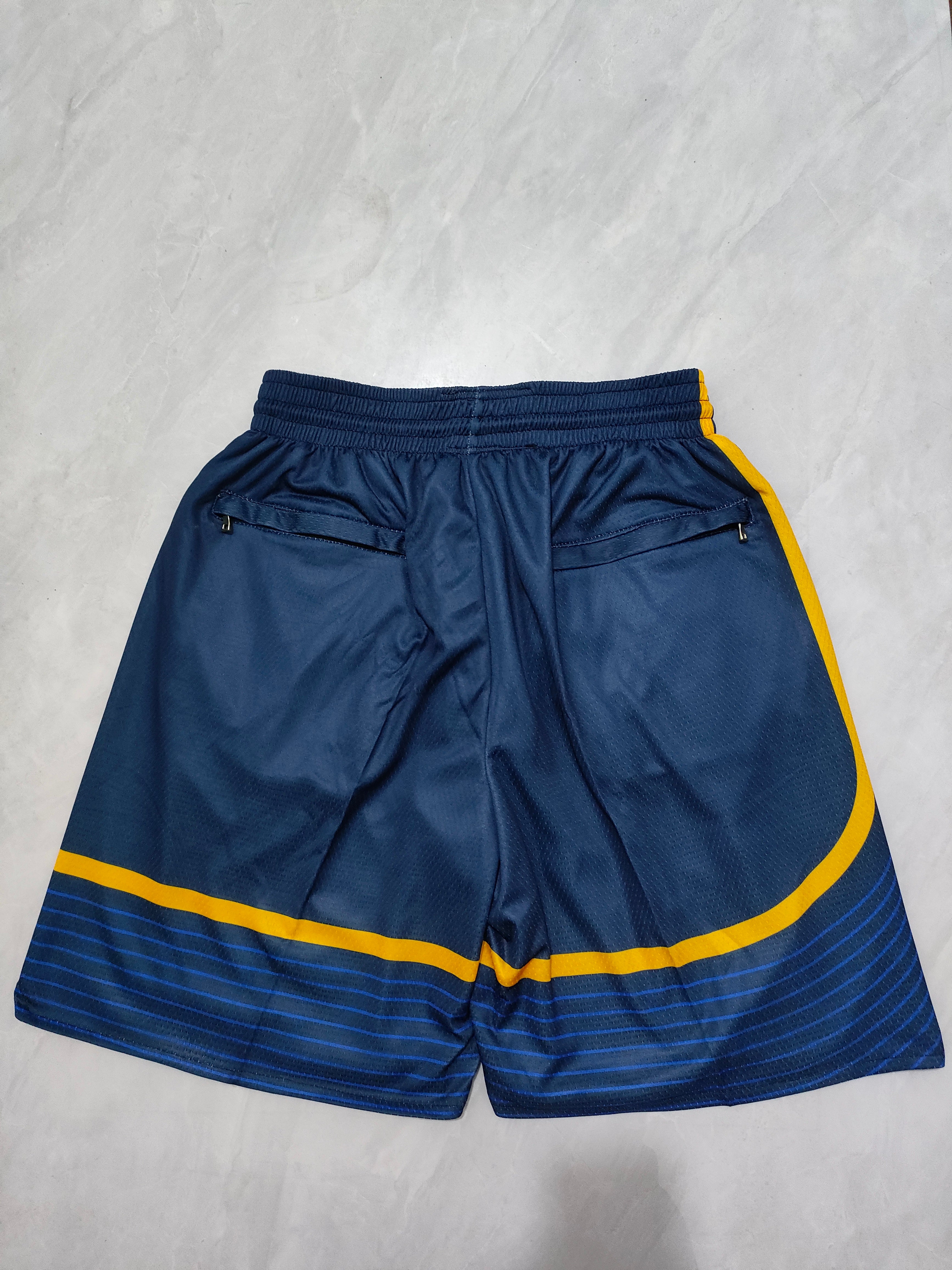 Warriors Dark Blue Proclamation Pocket Shorts