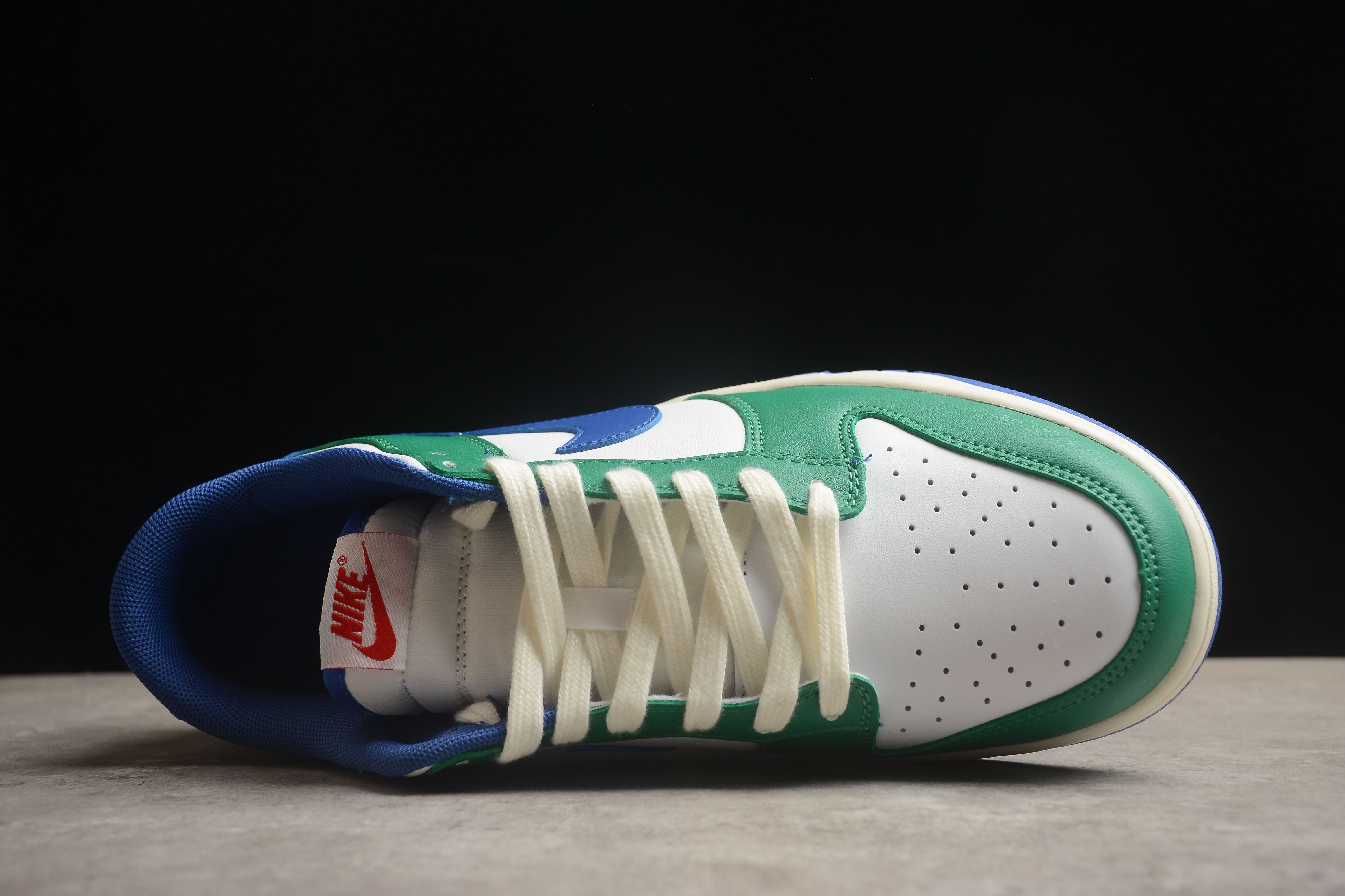 Nike SB dunk low green blue shoes