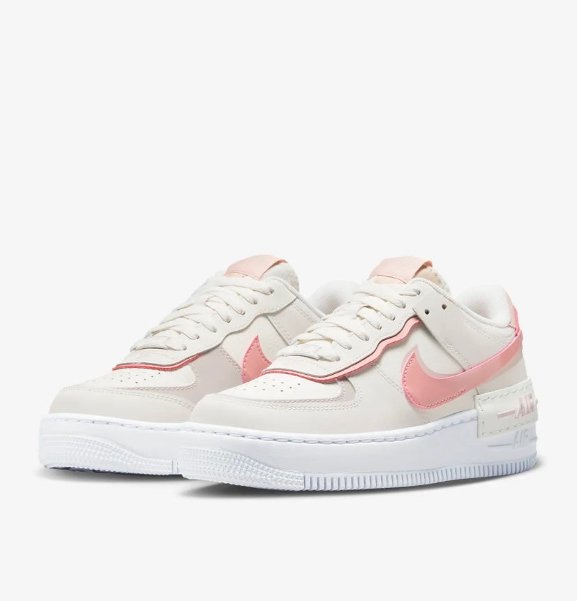 Nike airforce A1 double chaussures rose clair