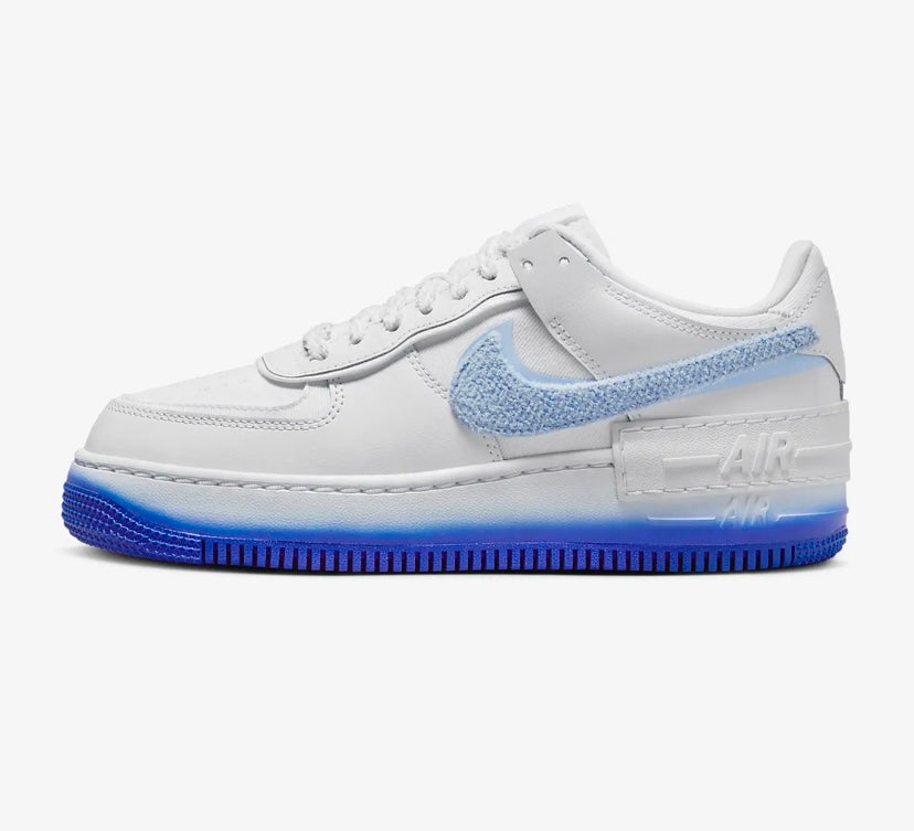 Nike airforce A1 double chaussures bleu royal
