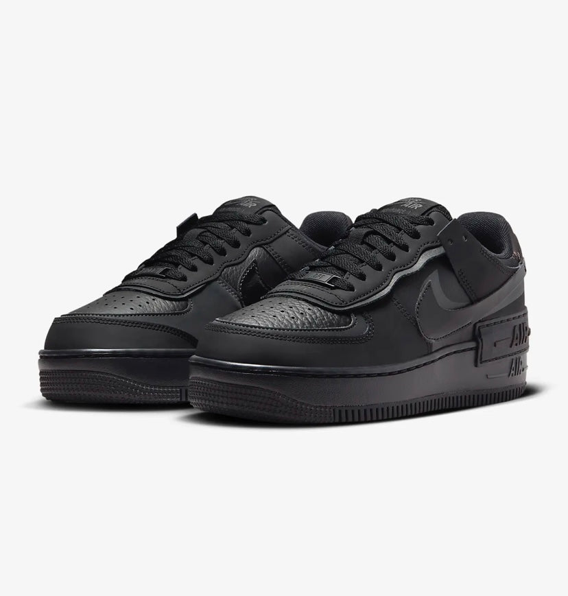 Nike airforce A1 double noir chaussures