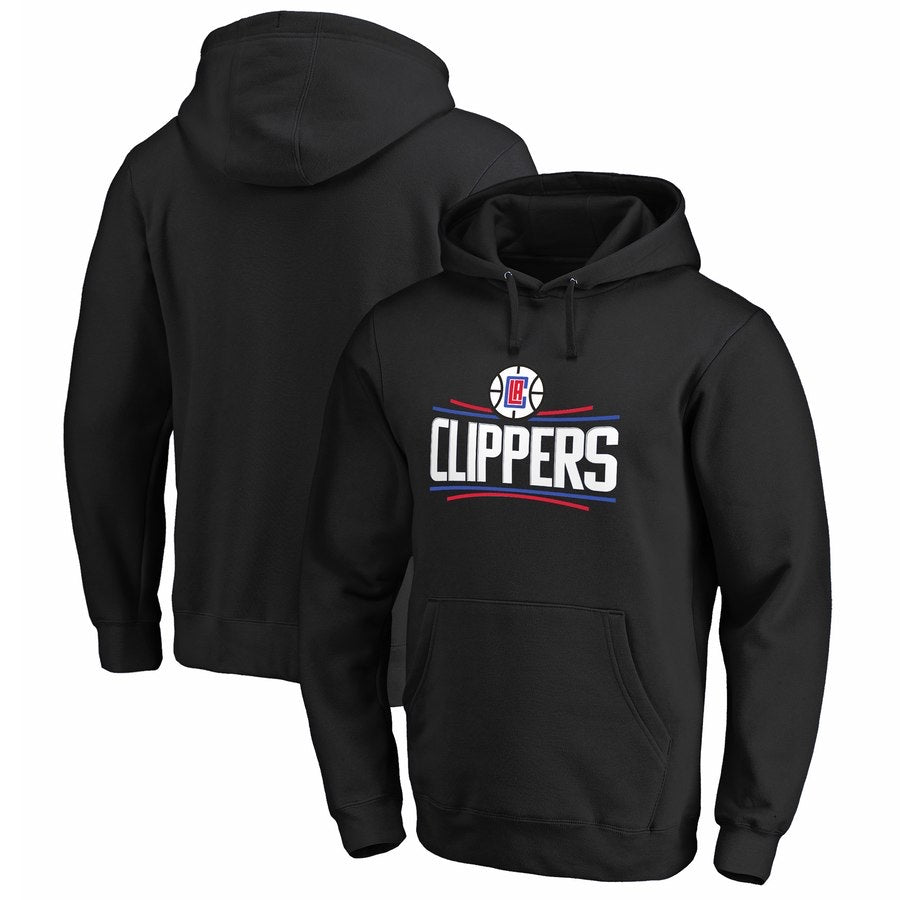 Sweat à capuche noir des Clippers de Los Angeles