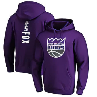 Sweat à capuche violet 5 renard des Sacramento Kings