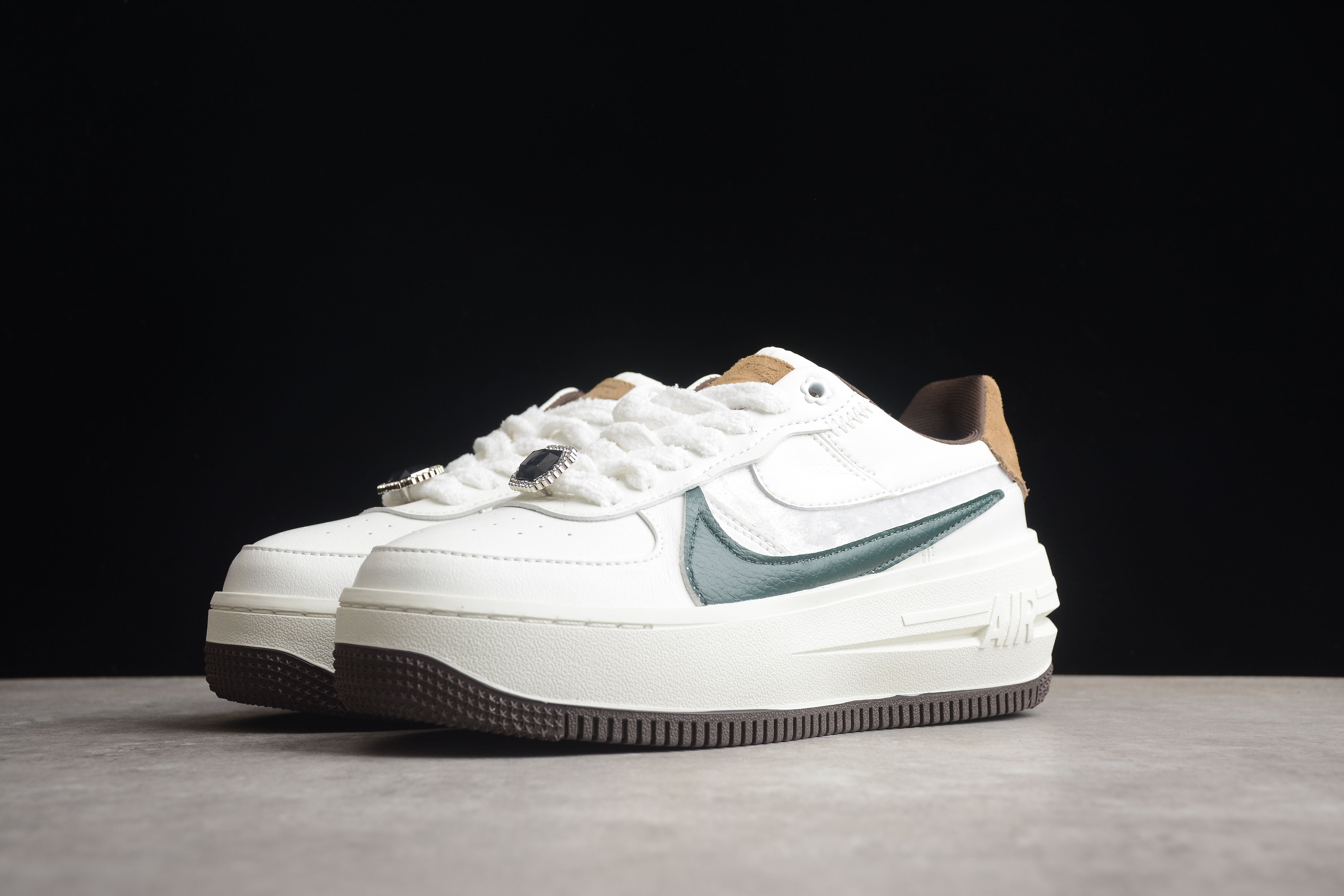 Nike airforce A1 full brown shoes