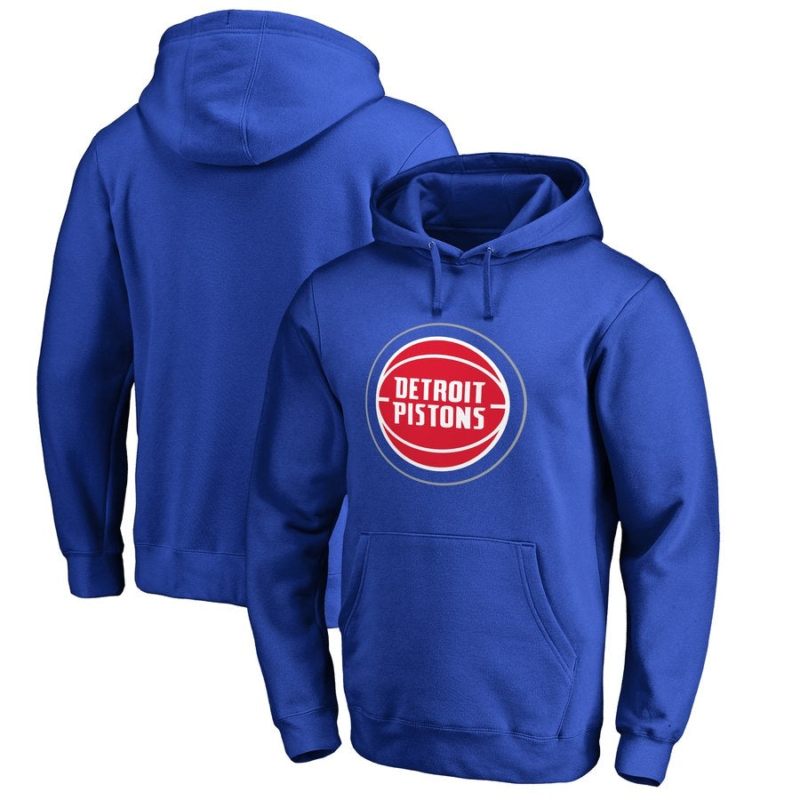 Sweat à capuche bleu des Detroit Pistons