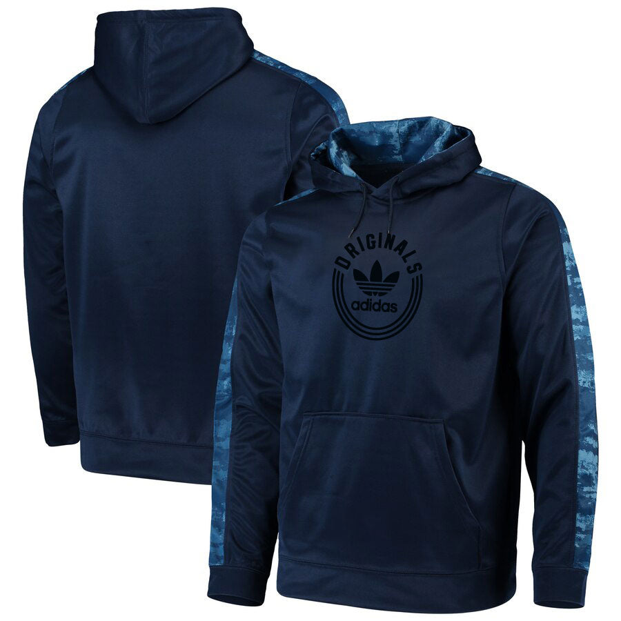 Sweat à capuche Adidas originals bleu foncé