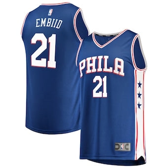 Maillot bleu des 76ers de Philadelphie