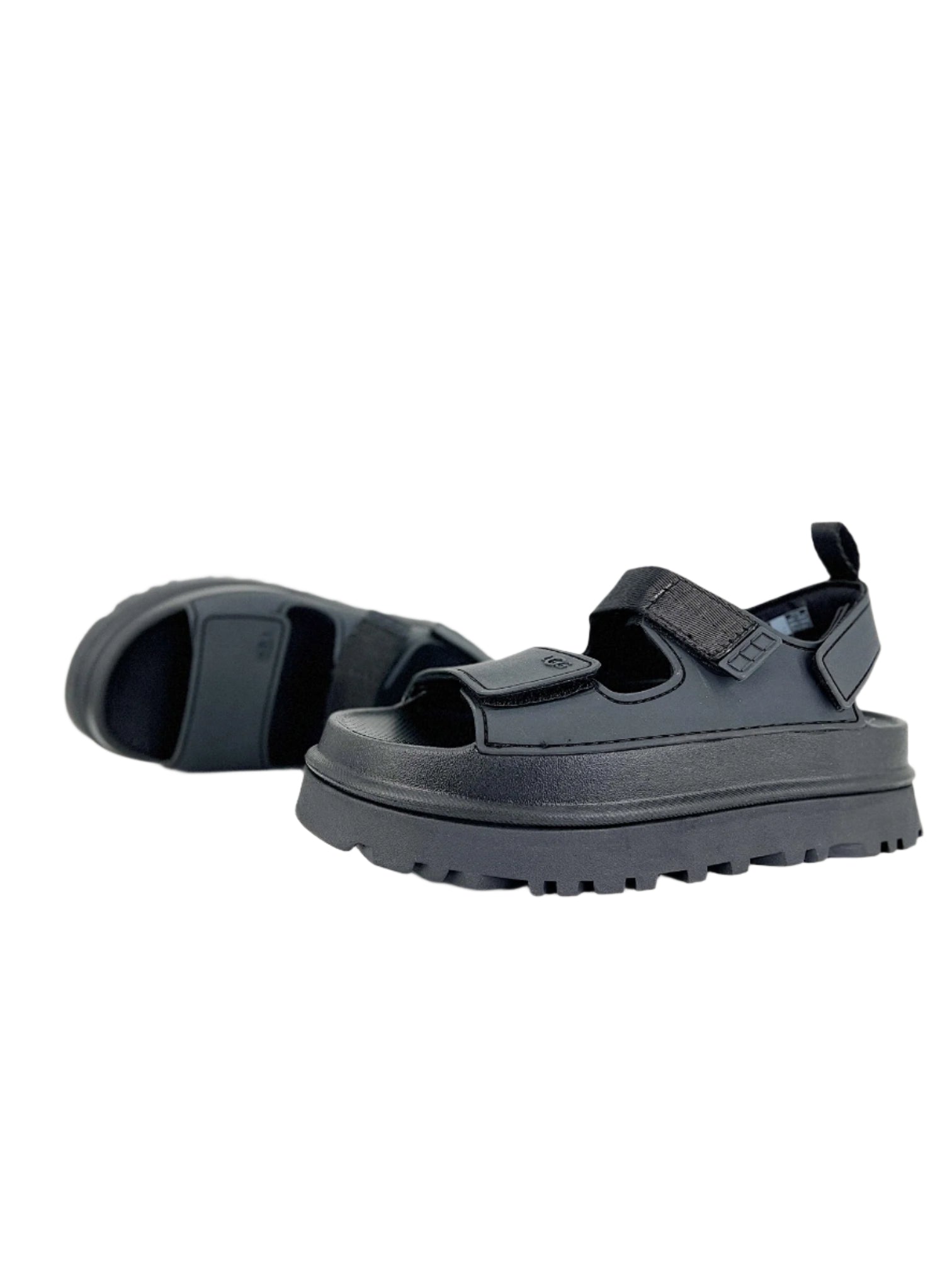 Ugg GoldenGlow flatform sandals Black