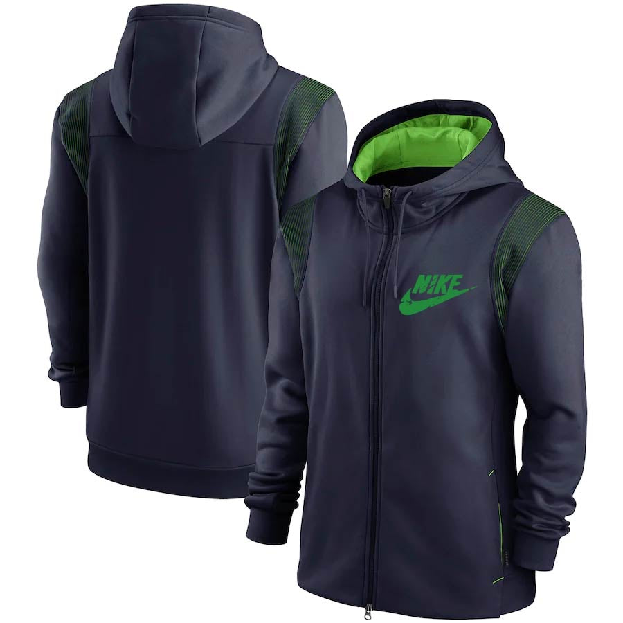 Nike navy blue/green jacket